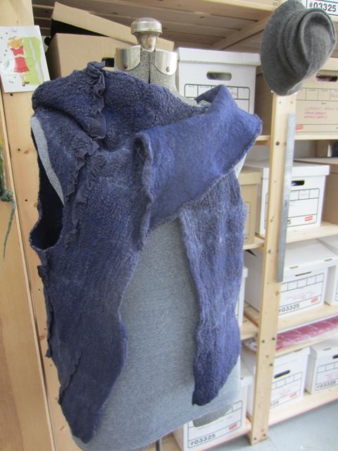 nuno felted vest