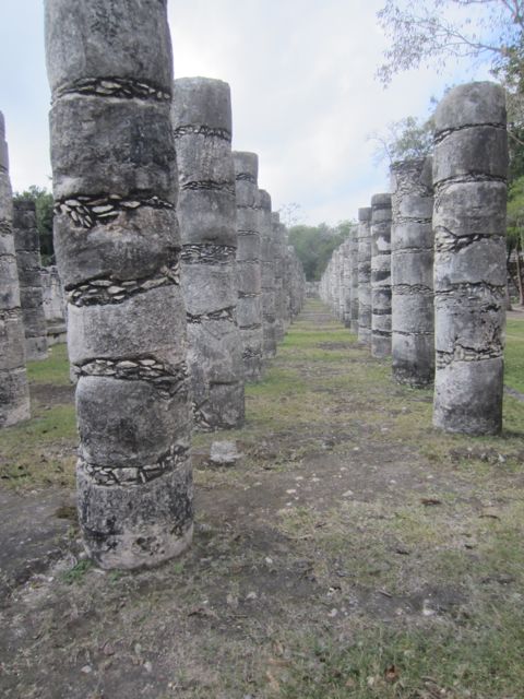 Columns in the Temple of a Thousand Warriors