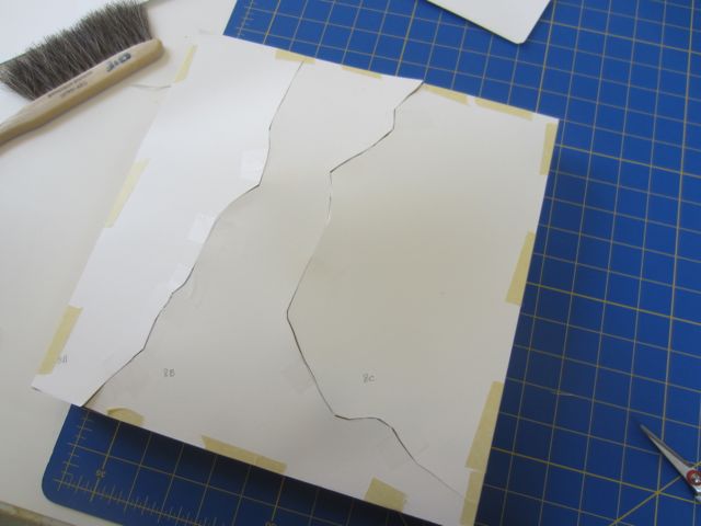 Making patterns in paper